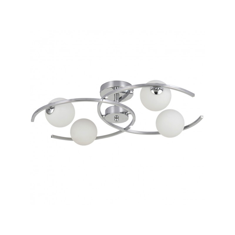 Plafón Conil cromo 4 x LED G9 Fabrilamp